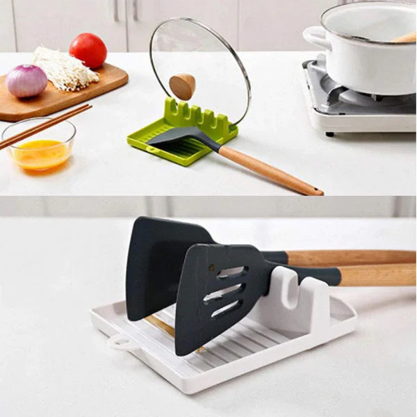 Easy Way Multi-Functional Spatula Holder & Rest for Kitchen Utensils