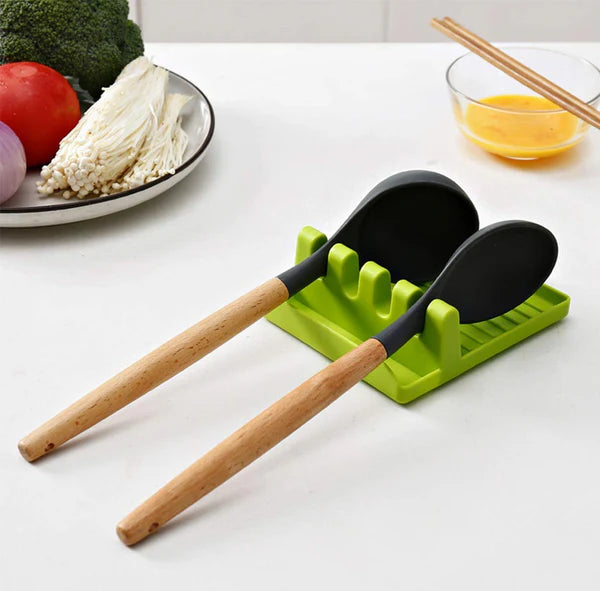 Easy Way Multi-Functional Spatula Holder & Rest for Kitchen Utensils