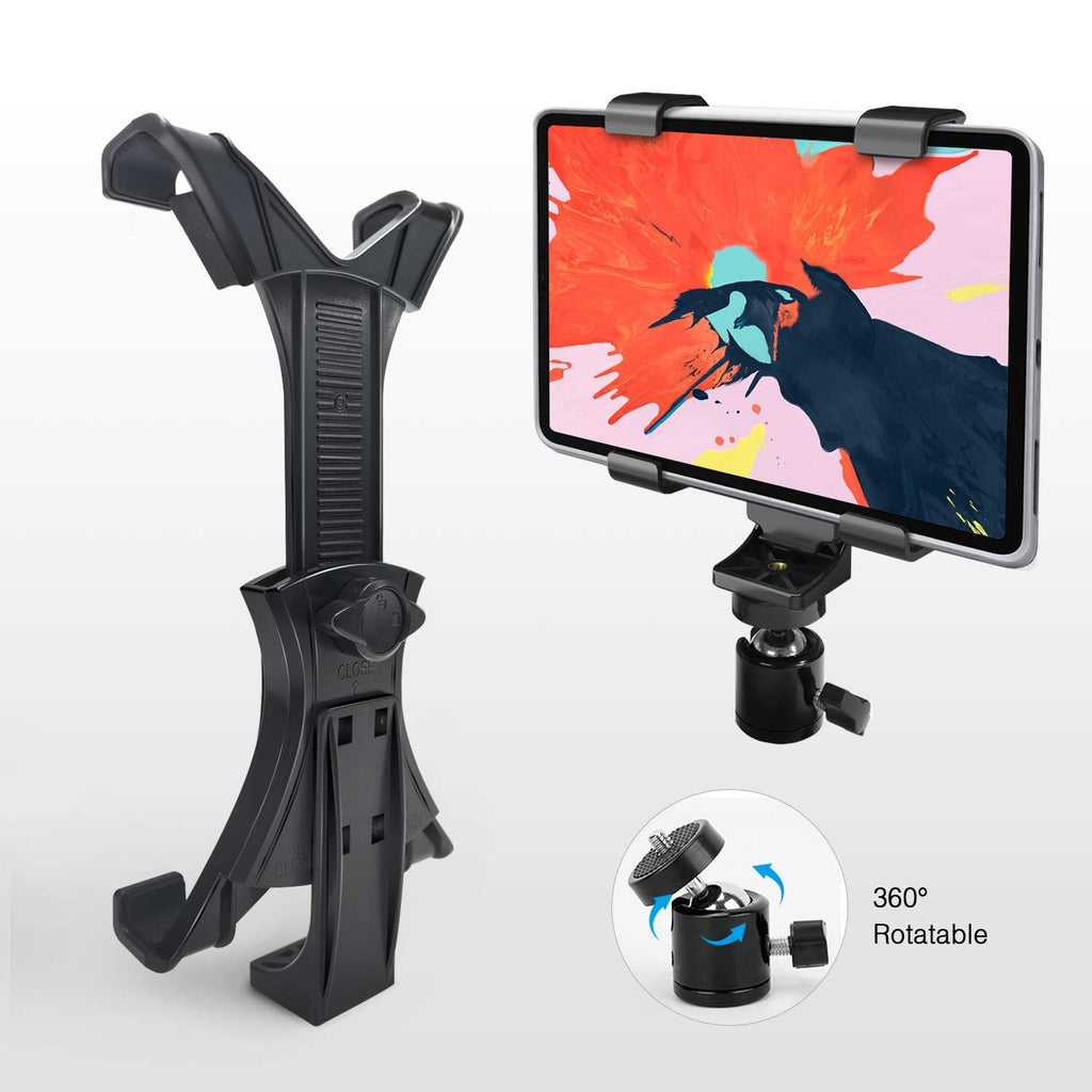 OAHU Universal Tablet Holder for Tripod & Monopod – 360° Rotation, 4.9"–7.9" Devices