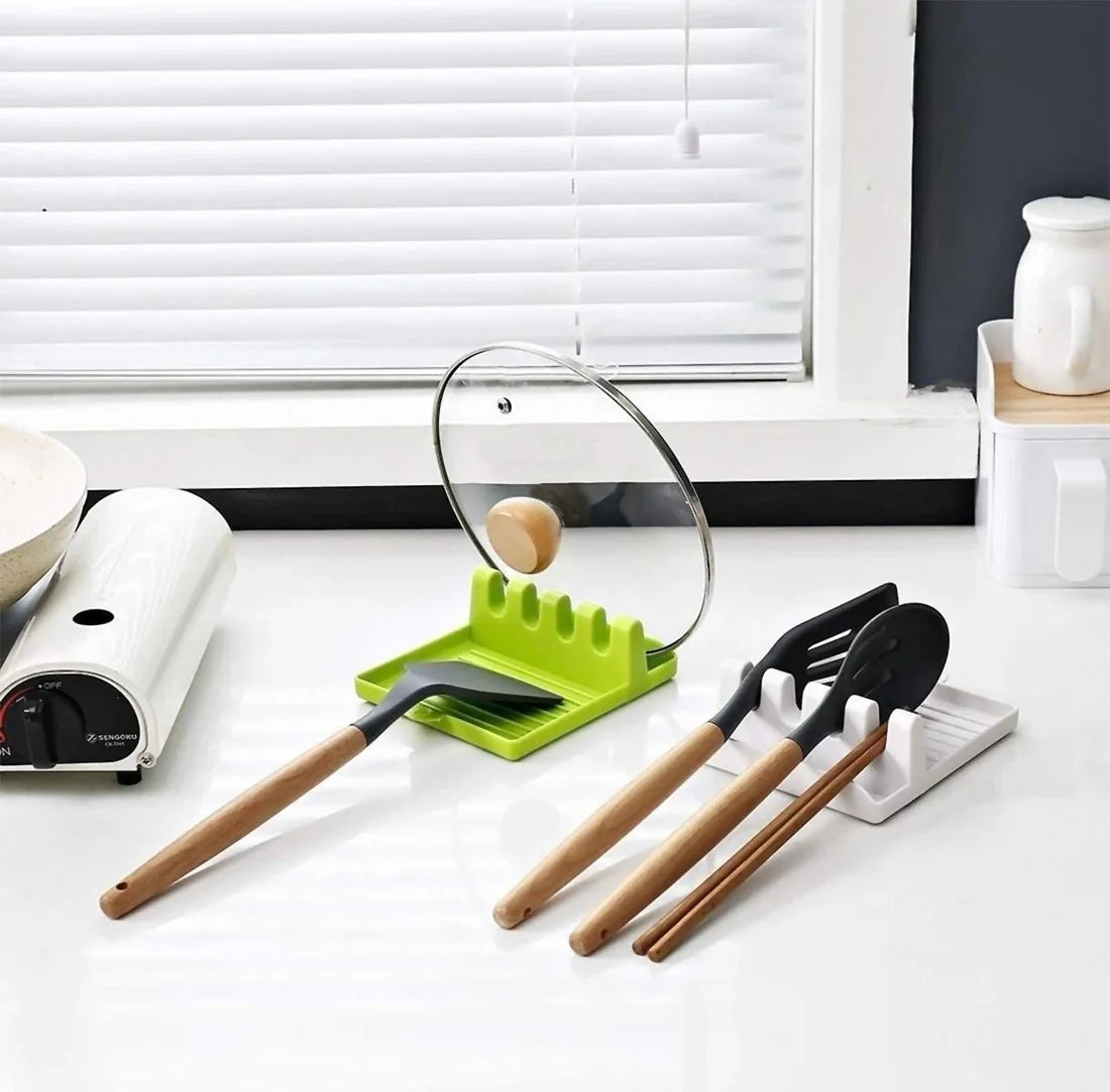 Easy Way Multi-Functional Spatula Holder & Rest for Kitchen Utensils