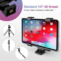OAHU Universal Tablet Holder for Tripod & Monopod – 360° Rotation, 4.9"–7.9" Devices