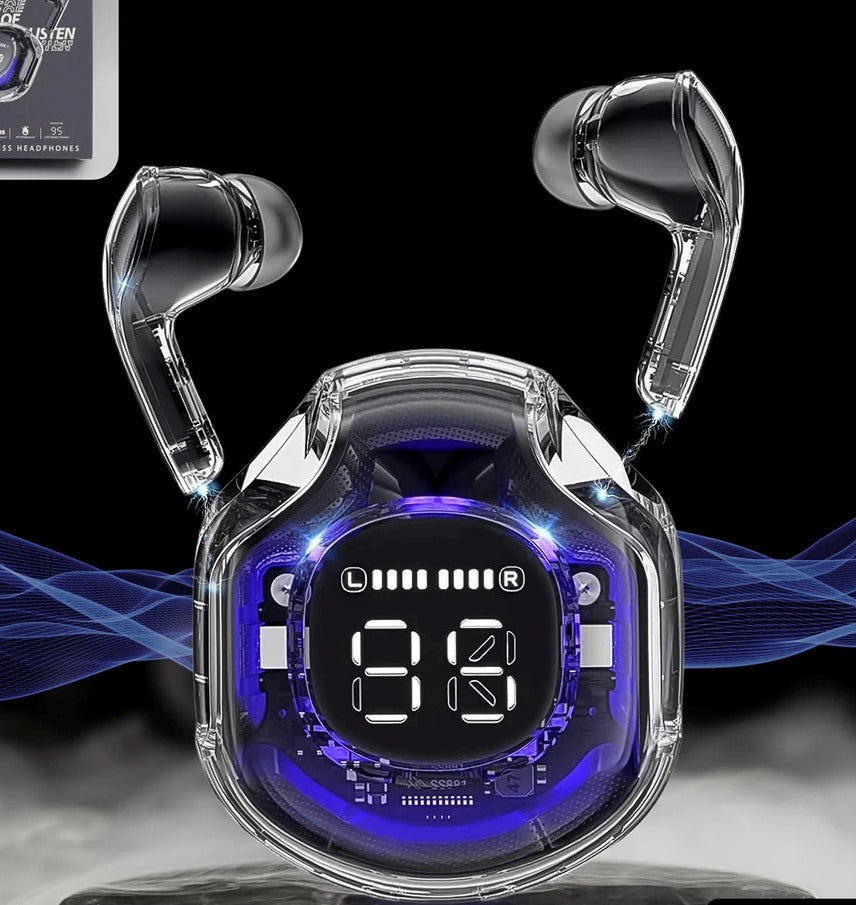 Wireless Bluetooth 5.3 In-Ear Earbuds with Microphone, 200mAh Battery