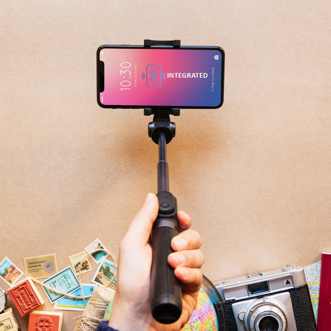 Bluetooth Selfie Stick with Remote Shutter