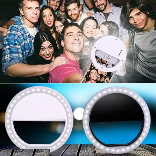 Easy Way LED Selfie Flash Ring Light for Mobile